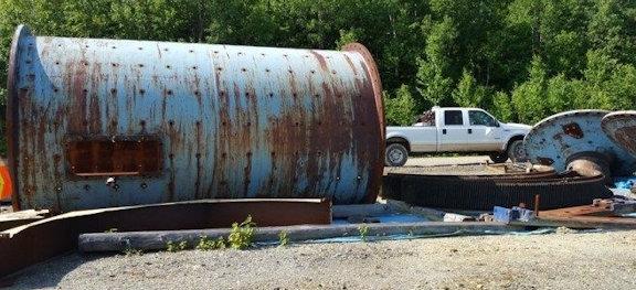 Allis Chalmers 8' X 14' (2.4m X 4.3m) Ball Mill With 450 Hp Motor)